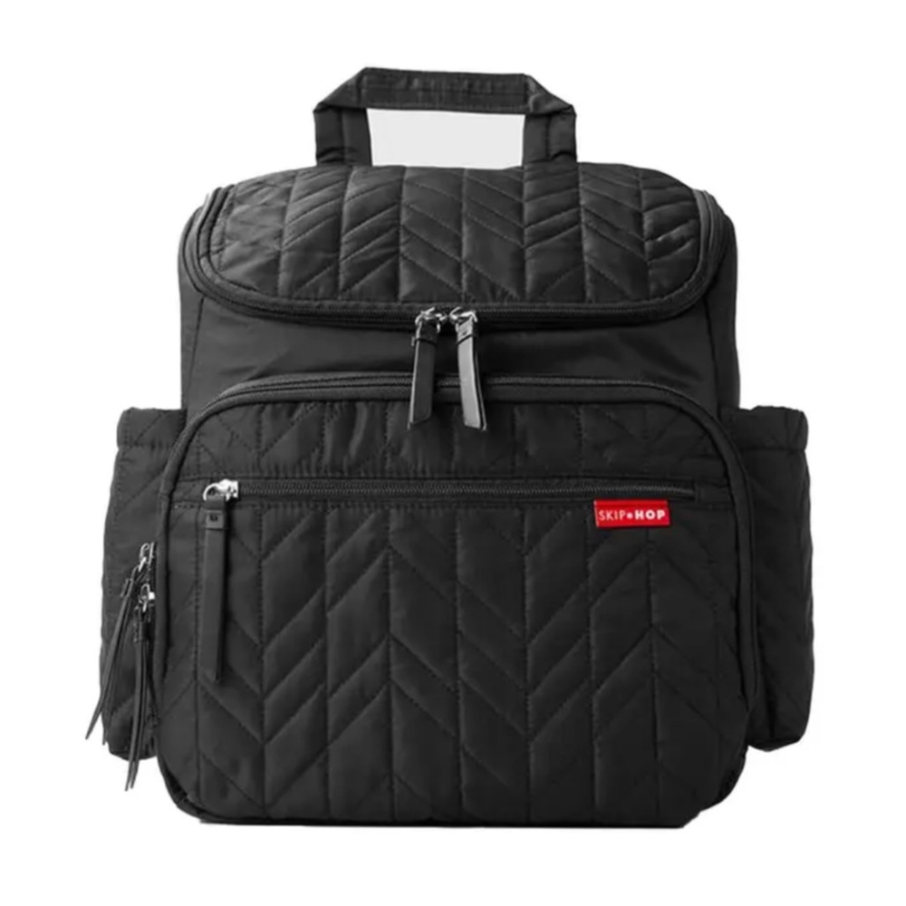 Skip Hop Black Quilted Forma Backpack